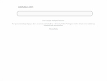 Tablet Screenshot of citefutee.com
